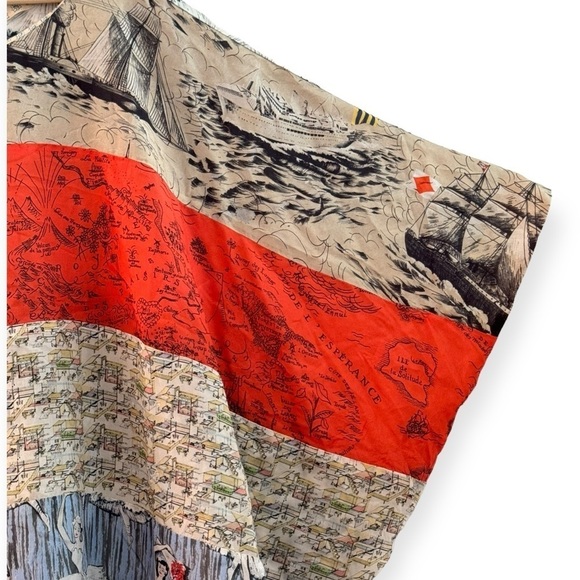 ANTHROPOLOGIE L.P.O. Laurence Maheo Silk Patchwork Tunic Dress Top Size M/L - Picture 8 of 10